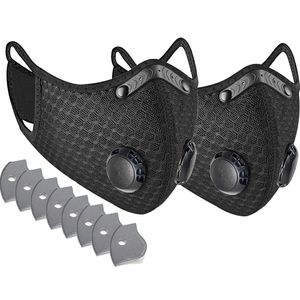 Sport Mask with exhalation valves